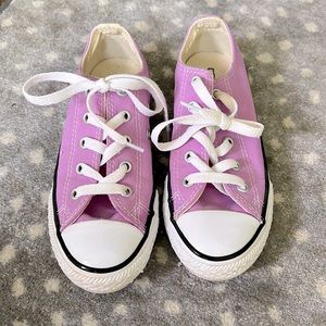 Converse Girls - size 13 - light purple
